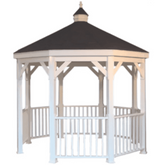 Amish Country Gazebos Vinyl Gazebo-In-A-Box KIAB-VGIB